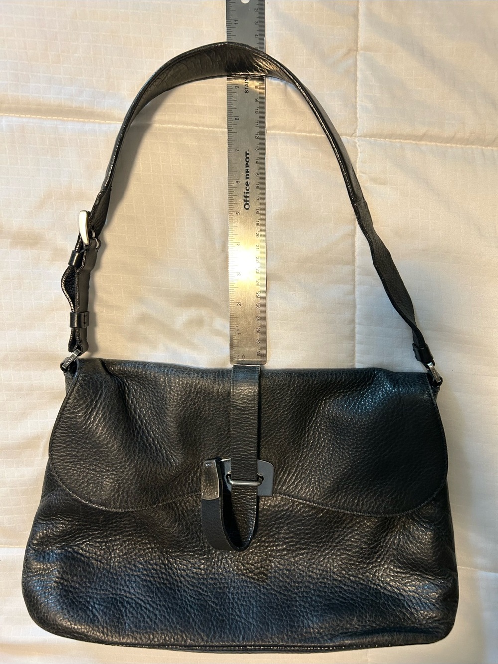 Prada Black Leather Shoulder Bag